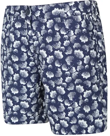 Womens Printed Shorts Blue