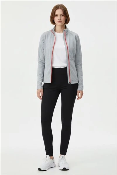 Women's Melange Stretch Fleece Jacket high quality