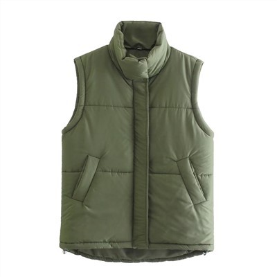 Mens Puffer Vest aħdar